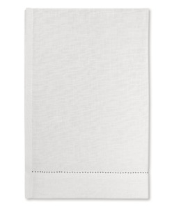 Asciugamano in lino Made in Italy Ajour Bianco Panna MIsure 60X100