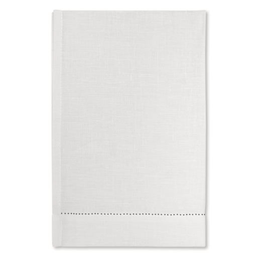Asciugamano in lino Made in Italy Ajour Bianco Panna MIsure 60X100
