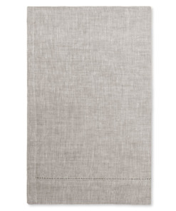 Asciugamano in lino Made in Italy Ajour Naturale Misure 60X100