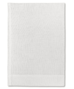 Asciugamano in lino Made in Italy Moderno Bianco Panna Misure 60X100