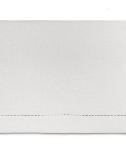 Telo bagno in lino Made in Italy Ajour bianco panna 100x160cm