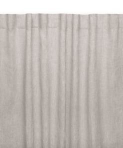 Cuore di lino - Tenda a Bastone in Puro Lino 100% Made in Italy Moderna Naturale (150x270cm)