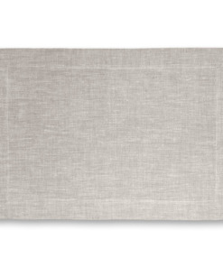Tovaglietta americana in lino Made in Italy Cornice naturale 35x50cm