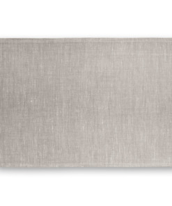 Tovaglietta americana in lino Made in Italy  Moderna naturale 35x50cm