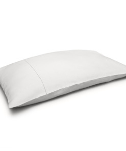 Federa letto in lino Made in Italy Ajour bianco panna 50x80cm