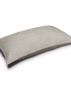 Federa letto in lino Made in Italy Ajour Naturale 50x80cm