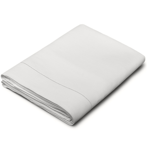 Lenzuolo in lino Made in Italy Ajour Bianco Panna Misure 270X290