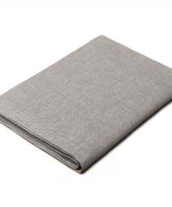 Cuore di lino - Lenzuolo sopra in Puro Lino 100% Made in Italy Moderno Naturale Matrimoniale(270x290cm)