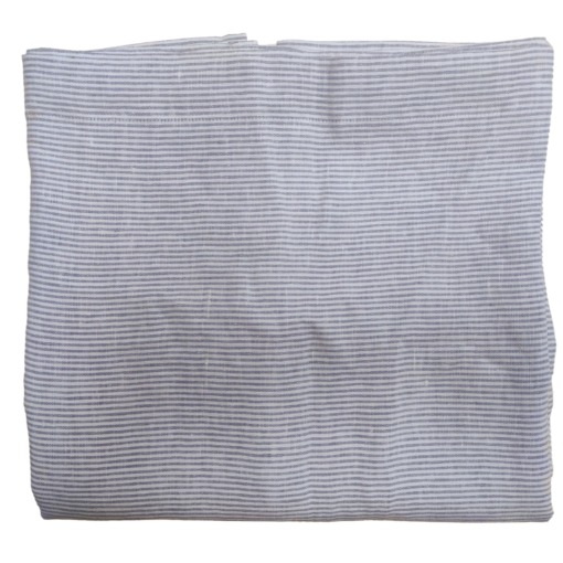 Telo Mare Doppio  Lino 100% Naturale - Leggero, Assorbente e Elegante - Ideale per una Vacanza di Stile (138X188 Retrò BLU)