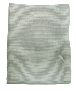 Telo Mare Singolo in Lino 100% Naturale - Leggero, Assorbente e Elegante - Ideale per una Vacanza di Stile (90X170 Retrò GRIGIO)