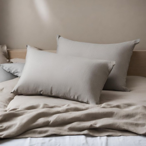 Lenzuolo sotto con angoli in lino Made in Italy naturale - immagine 6