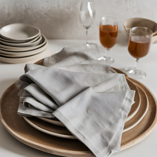 Asciugapiatti in lino Made in Italy Moderno Naturale 50x70cm - immagine 8
