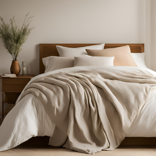 Lenzuolo sotto con angoli in lino Made in Italy Bianco Panna misure 170X200X30 - immagine 24