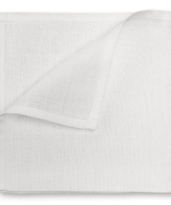 Cuore di lino - Tovagliolo in puro lino 100% Made in Italy Moderna Bianco Ottico 45X45cm