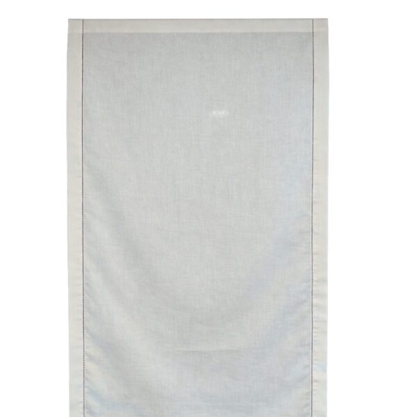 Cuore di lino - Tenda a Vetro 100% Puro Lino Made in Italy Collezione Ajour Alto Bianco Ottico 16 Tenda a Vetro Ajour Alto