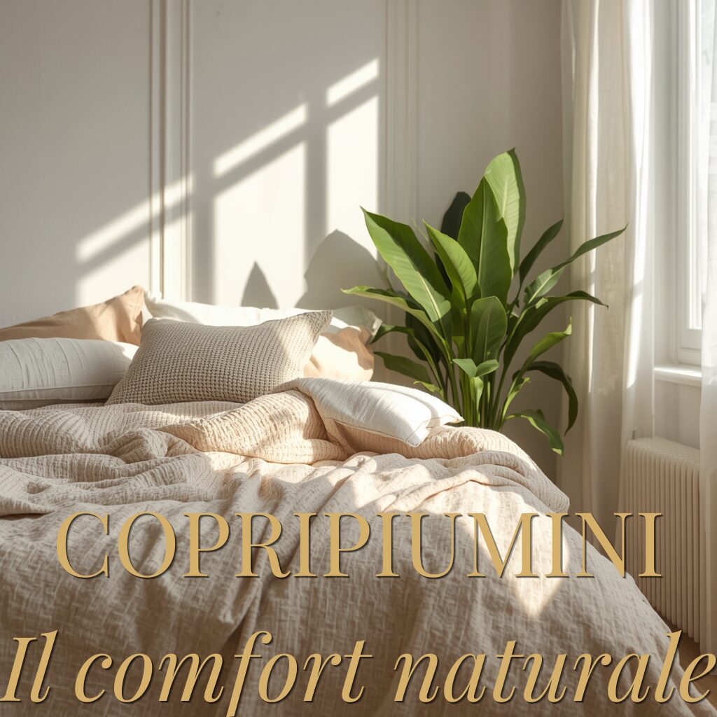 Biancheria da letto in puro lino realizzata in Italia