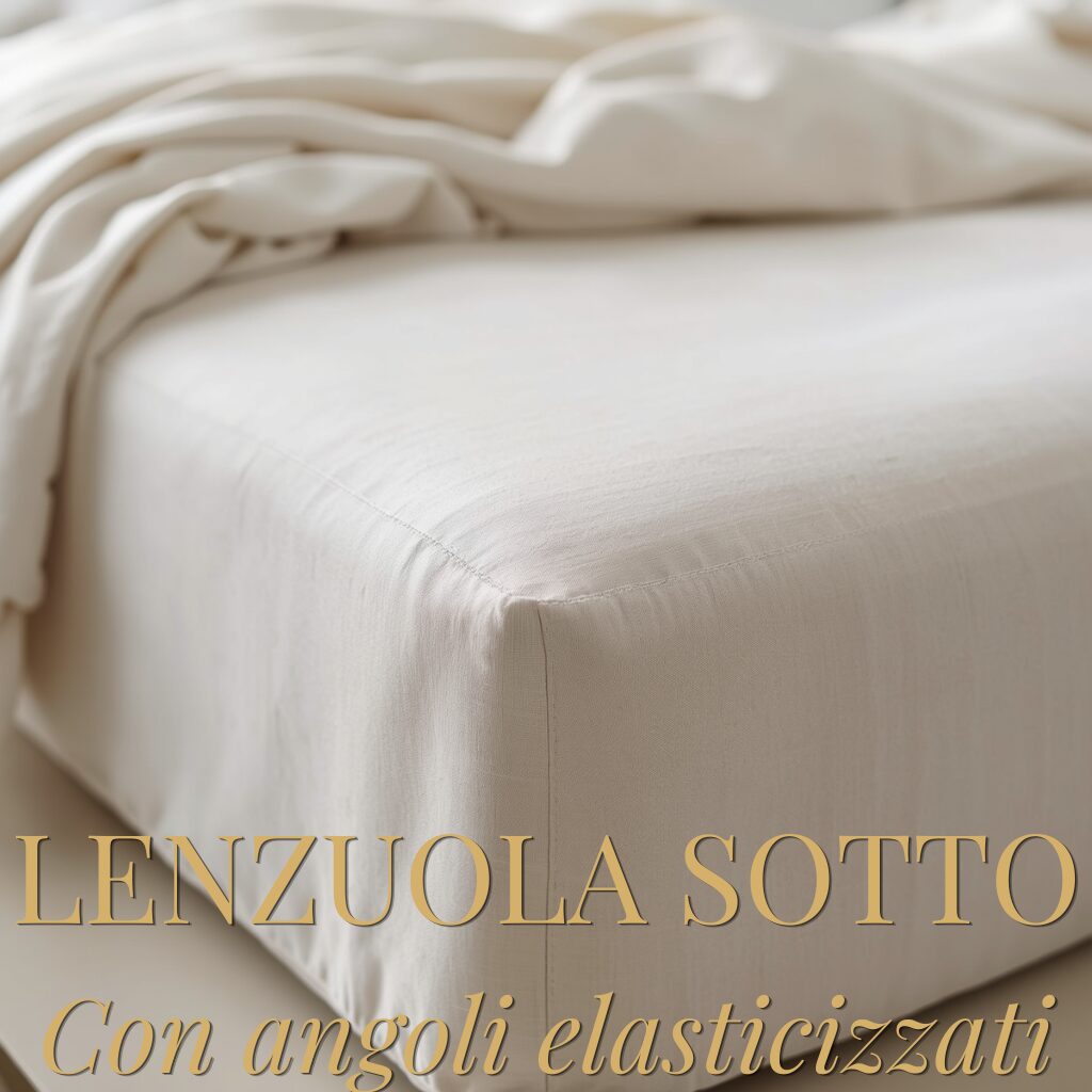 Biancheria da letto in puro lino realizzata in Italia