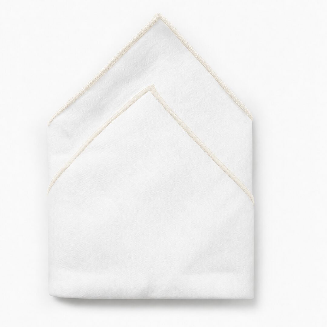 Cuore di lino - Fazzoletto da Taschino 100% Puro Lino Eleganza Made in Italy Bianco Collezione Cordonetto 25x25 16 Cuore di lino - Fazzoletto da Taschino 100% Puro Lino Eleganza Made in Italy Bianco Collezione Cordonetto 25x25 - immagine 16